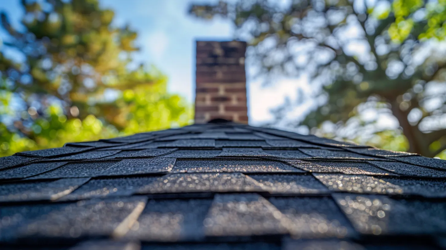 Properly installed flashing on Hamilton roof showing meticulous waterproofing detail