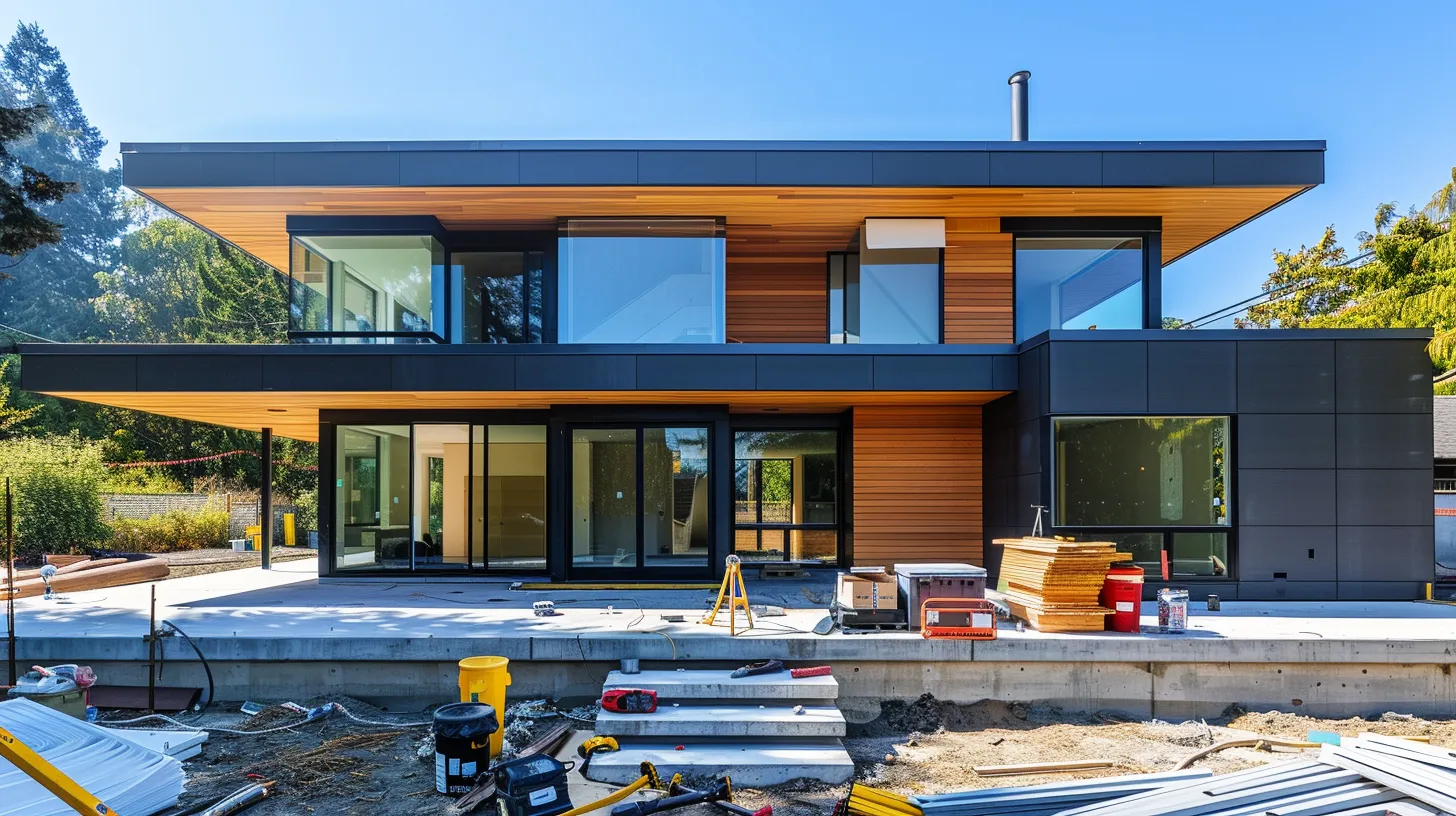 Professional siding installation team working on a Hamilton home renovation