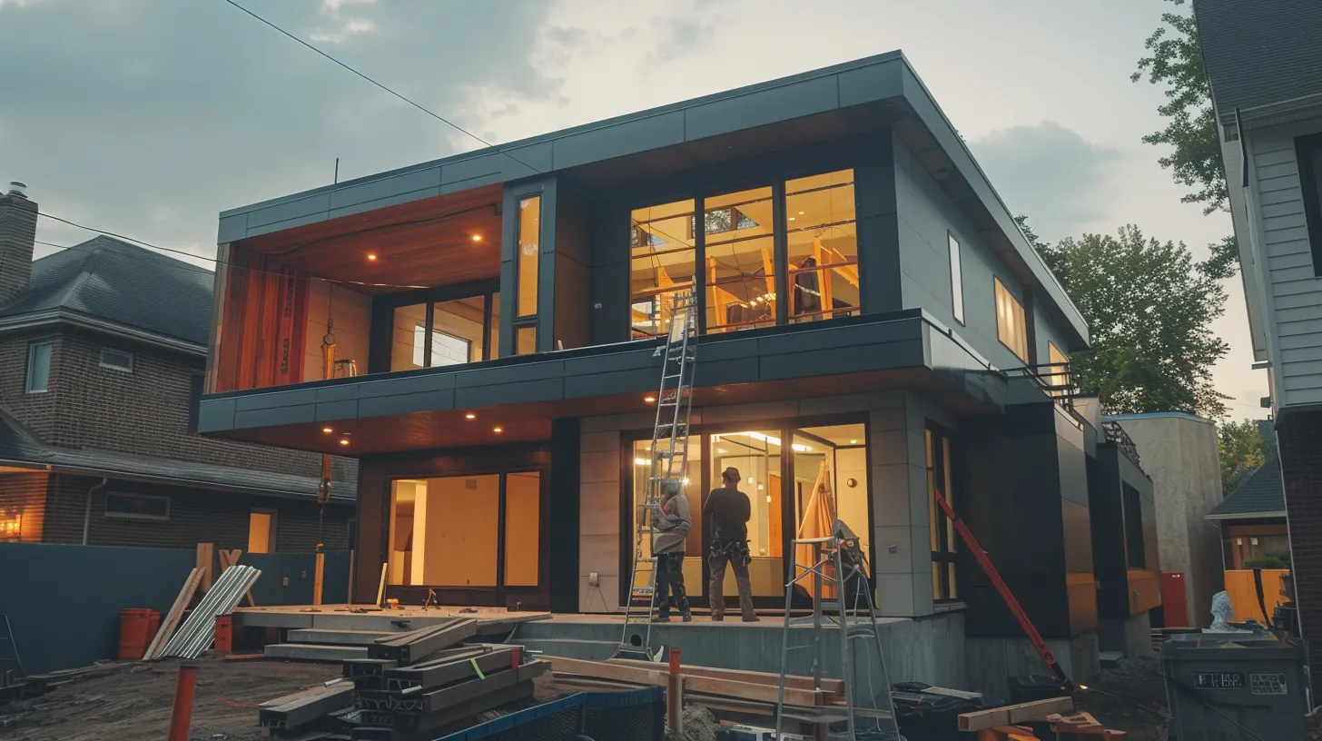 Beautiful siding enhancing the curb appeal of a Hamilton residential property