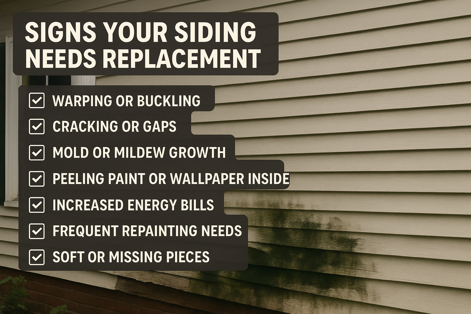 Professional siding inspection Canada