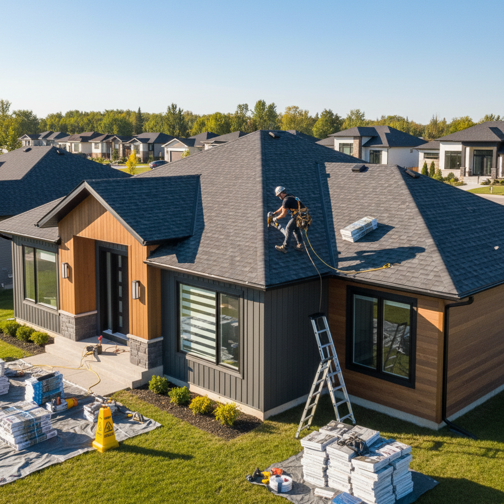 Average Roofing Costs by Material Type in Brantford